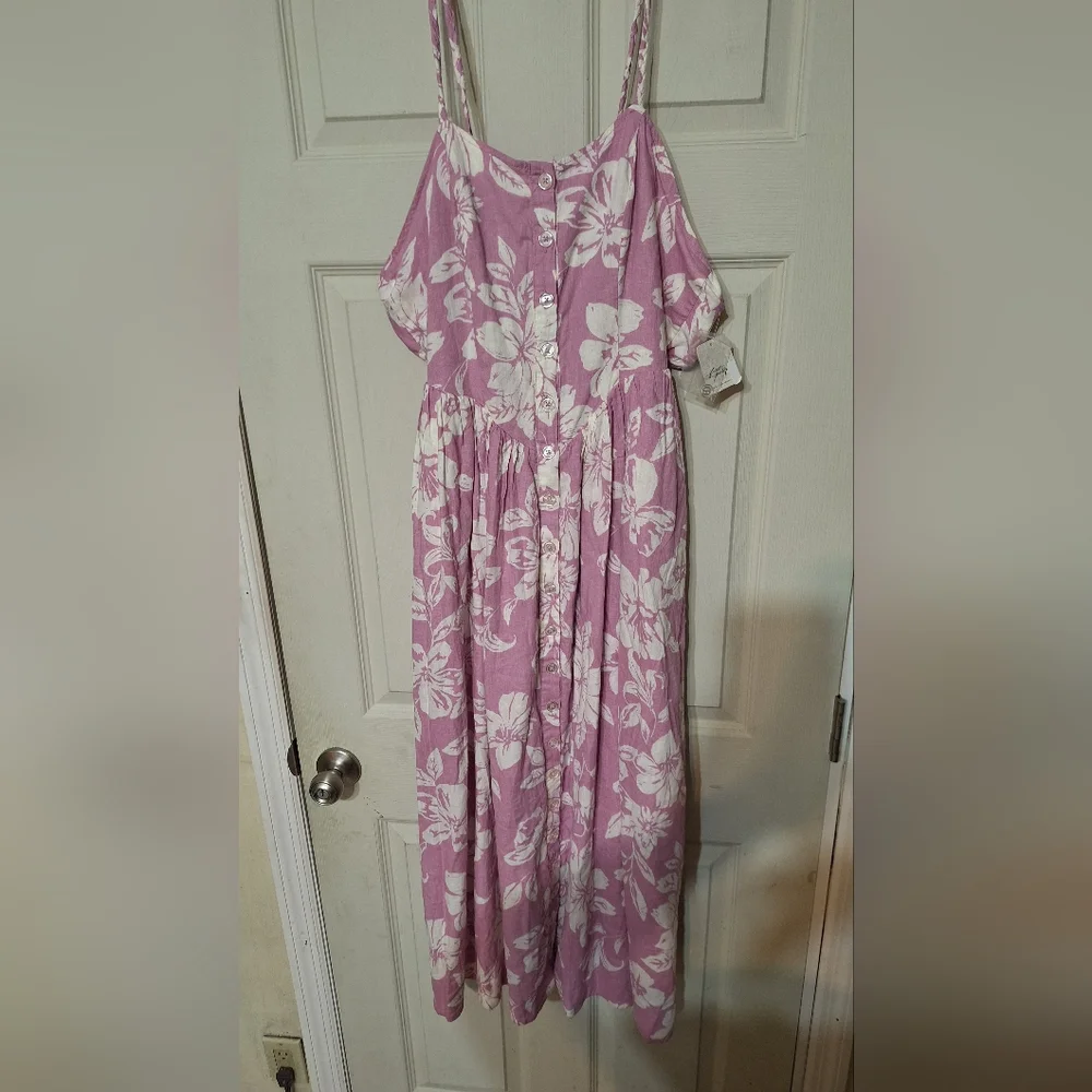 Free People Dress Tropical Sundress - Picture 4 of 8